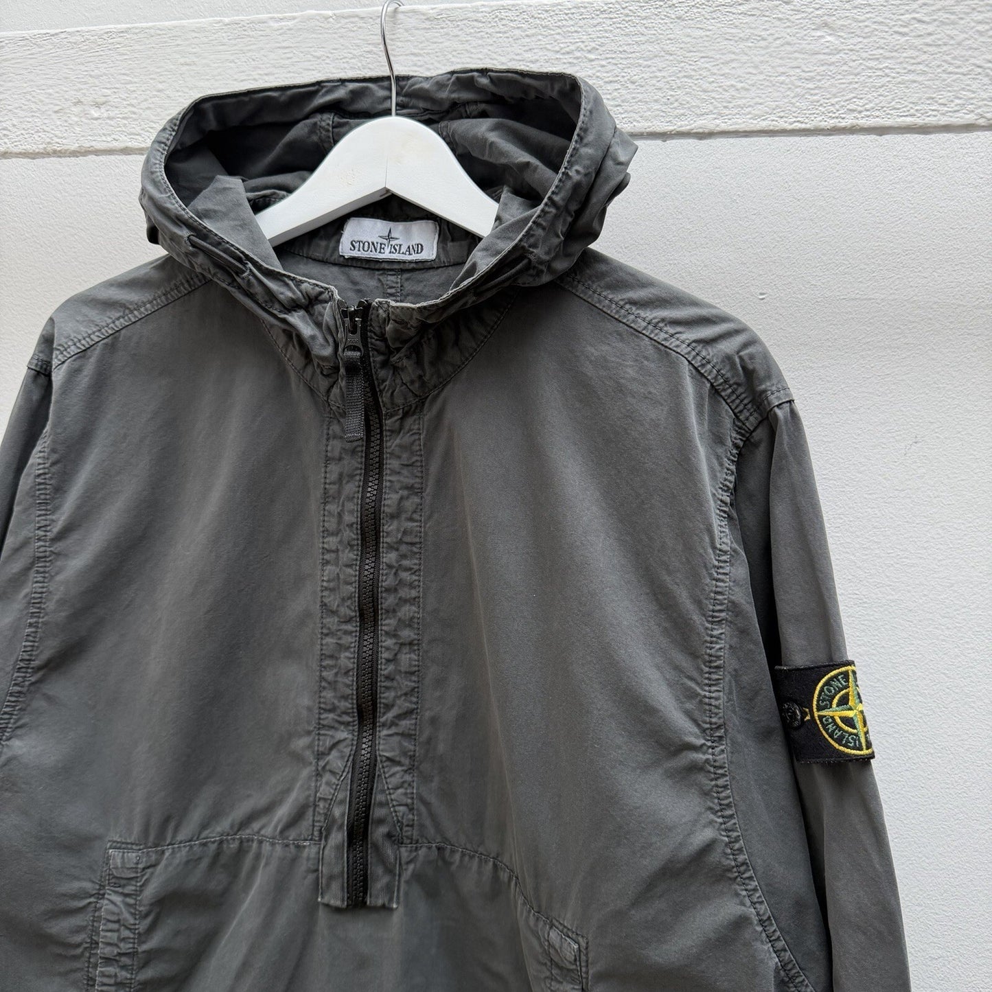Stone island Hooded Overshirt Half Zip (M)
