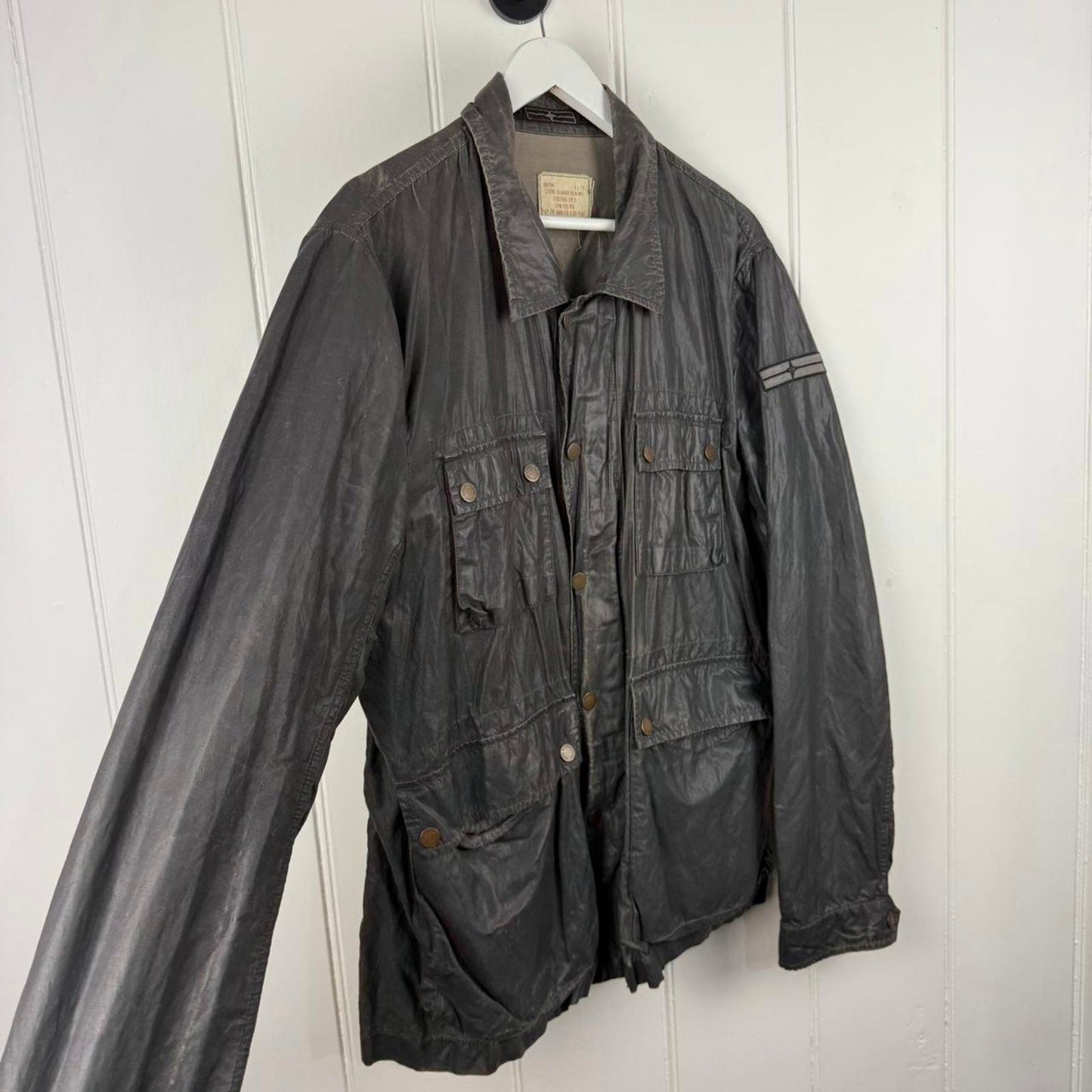 Stone Island Denim Division Resin-Coated Field Jacket (XL)