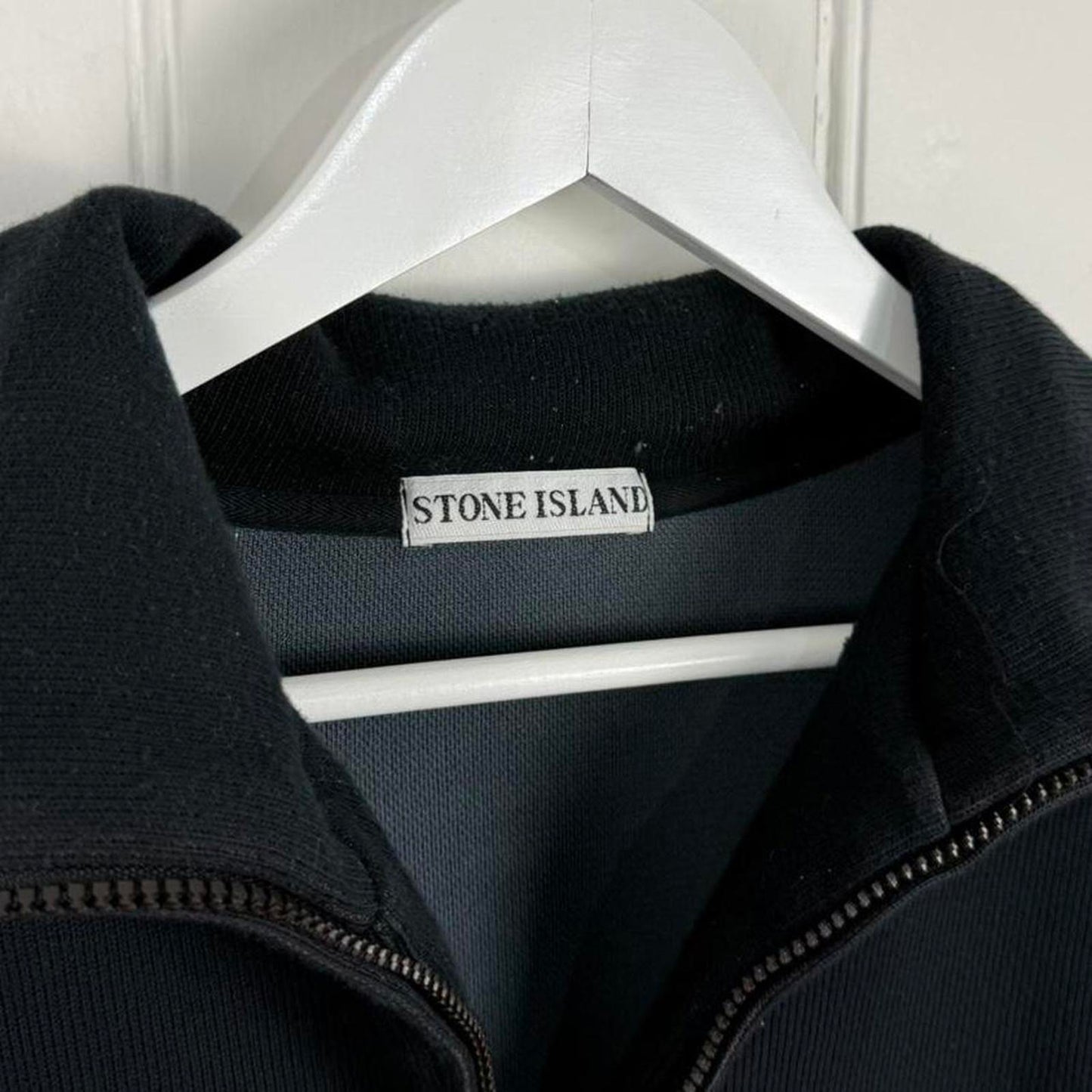 Stone Island Ribbed Half Zip Sweatshirt (XXL)