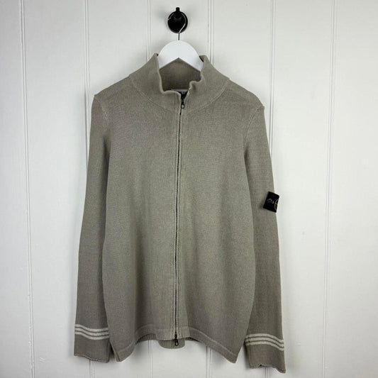 Stone Island Full Zip Knit Jumper (L)