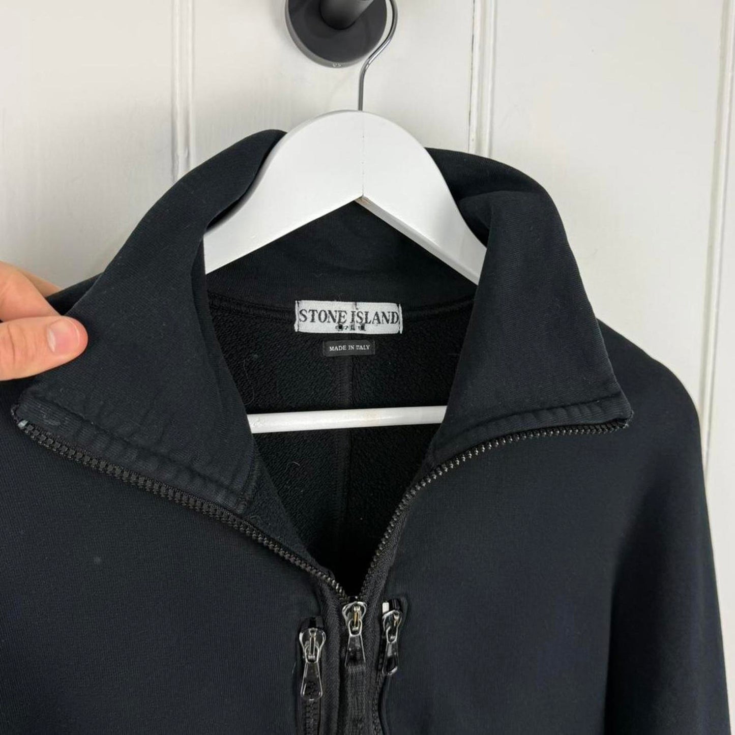 Stone Island 2000s Full Zip Jumper (L)