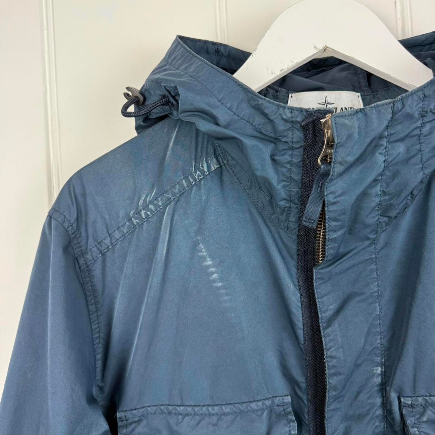 Stone Island David Tela Light TC in Navy (M)