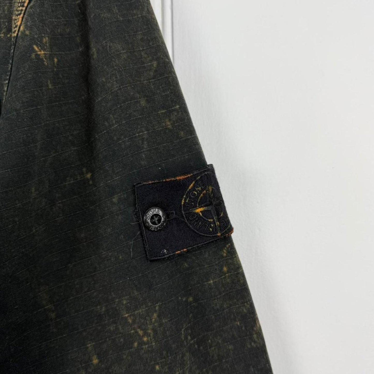 Stone Island Off-Dye OVD Garment-Dyed Field Jacket Black/Antique (L)