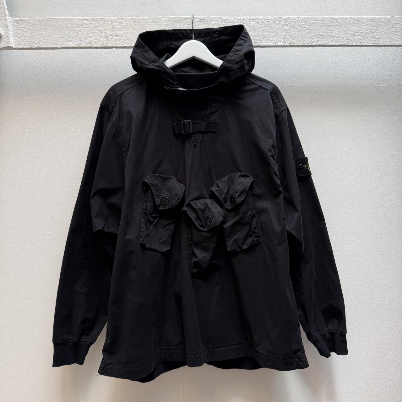 Stone Island Pullover Smock Jacket in Black (M/L)