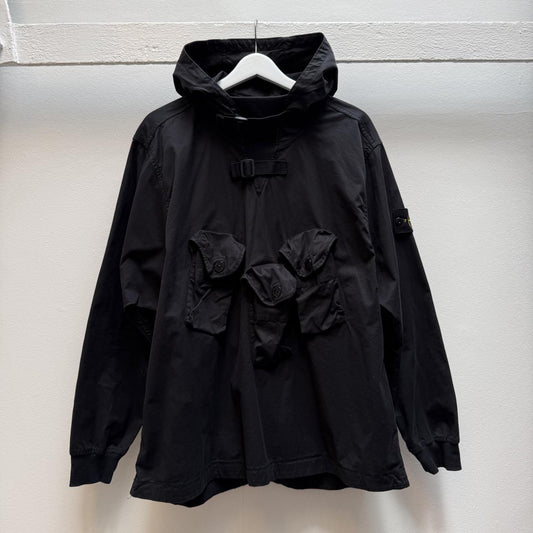 Stone Island Pullover Smock Jacket in Black (M/L)