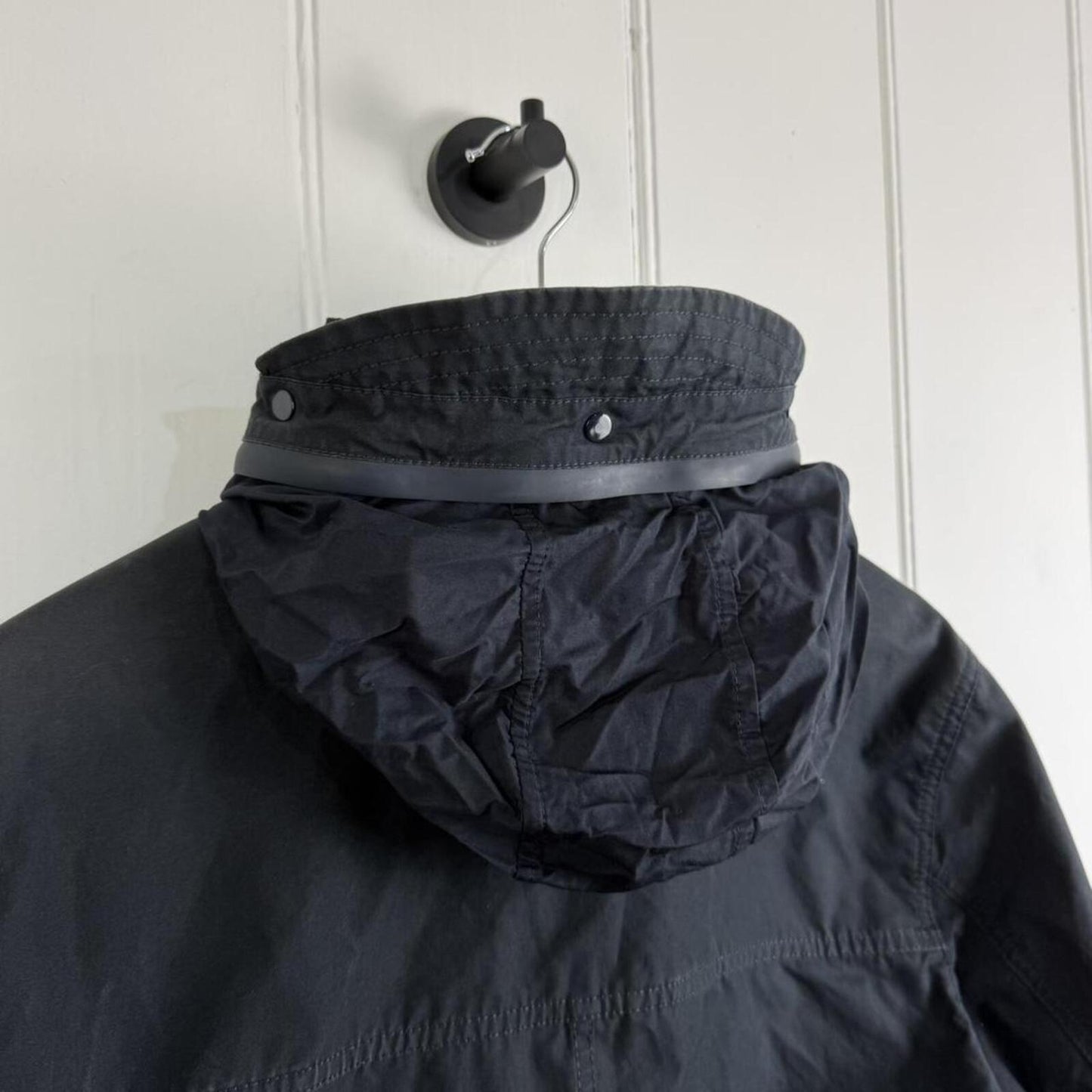 Stone Island Ghost Piece Weather Proof Cotton Parka Navy (M)