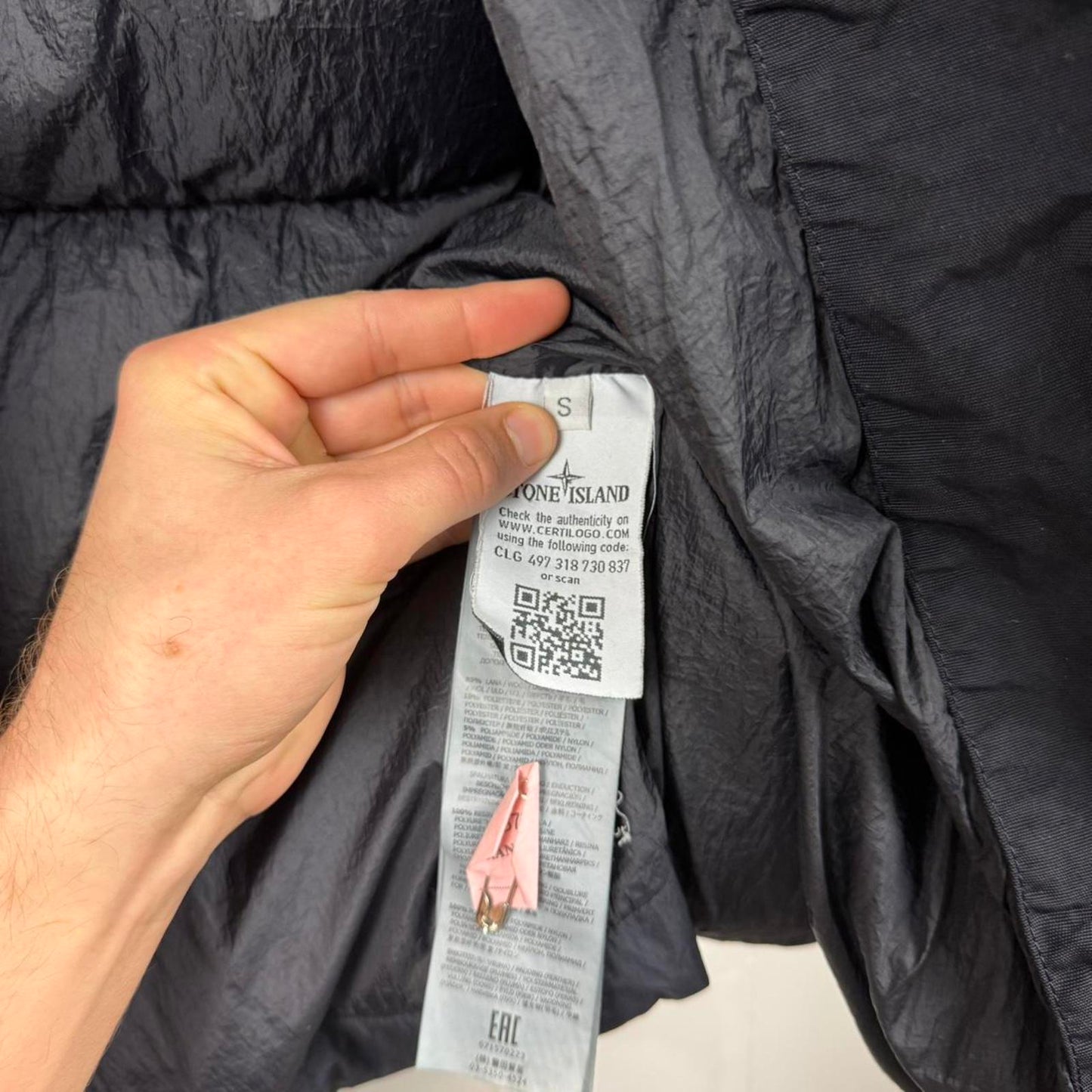 Stone Island Crinkle Reps NY Down Parka (M/L)