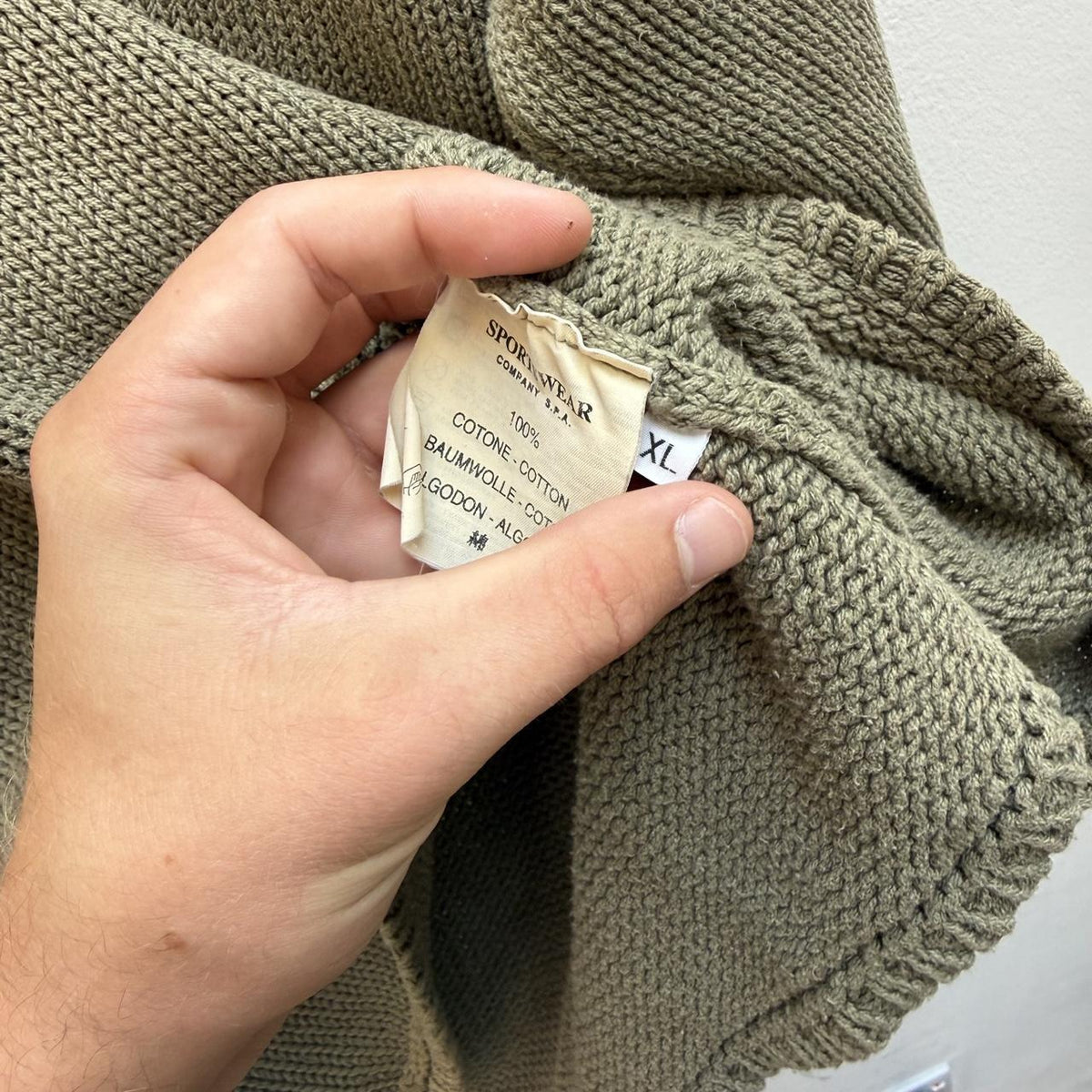 1999 Stone Island Cable Knit Jumper (XL)