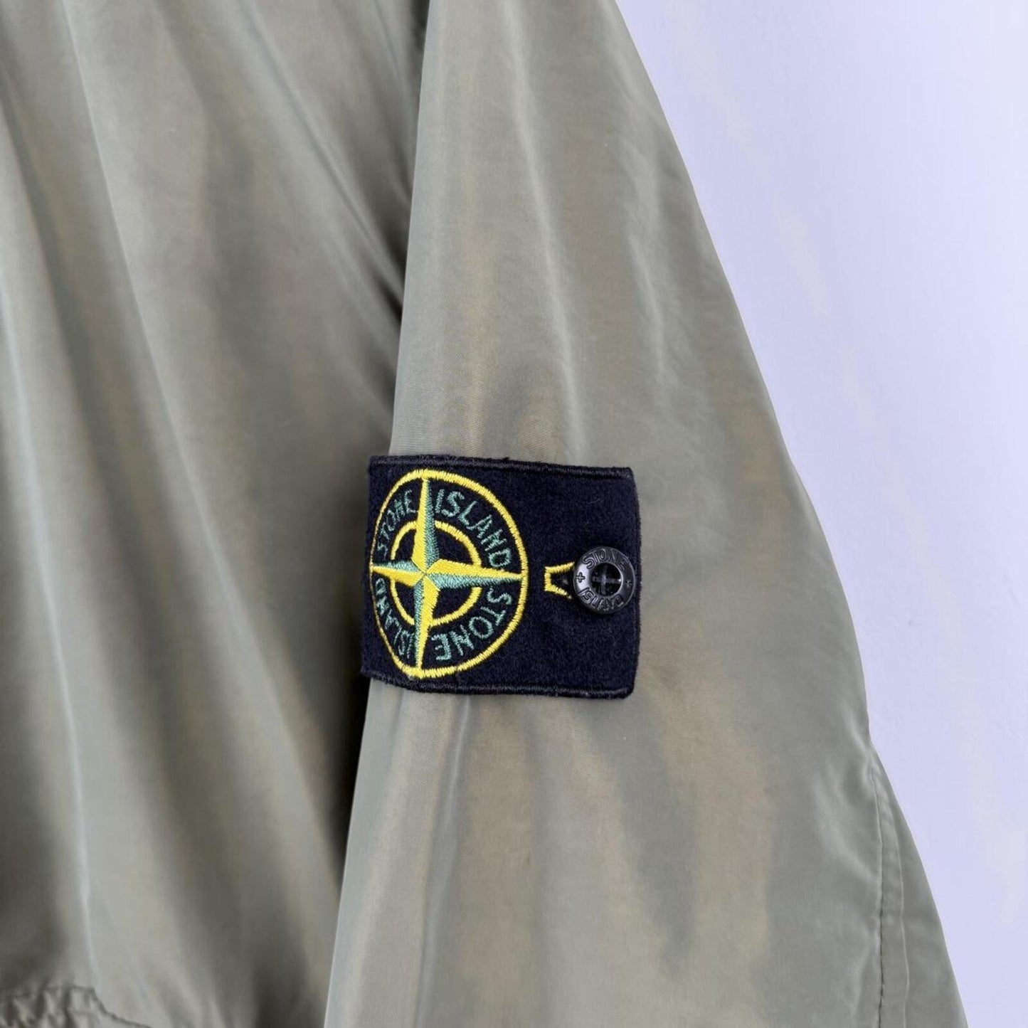 Stone Island Micro Reps Hooded Jacket Olive (XL)