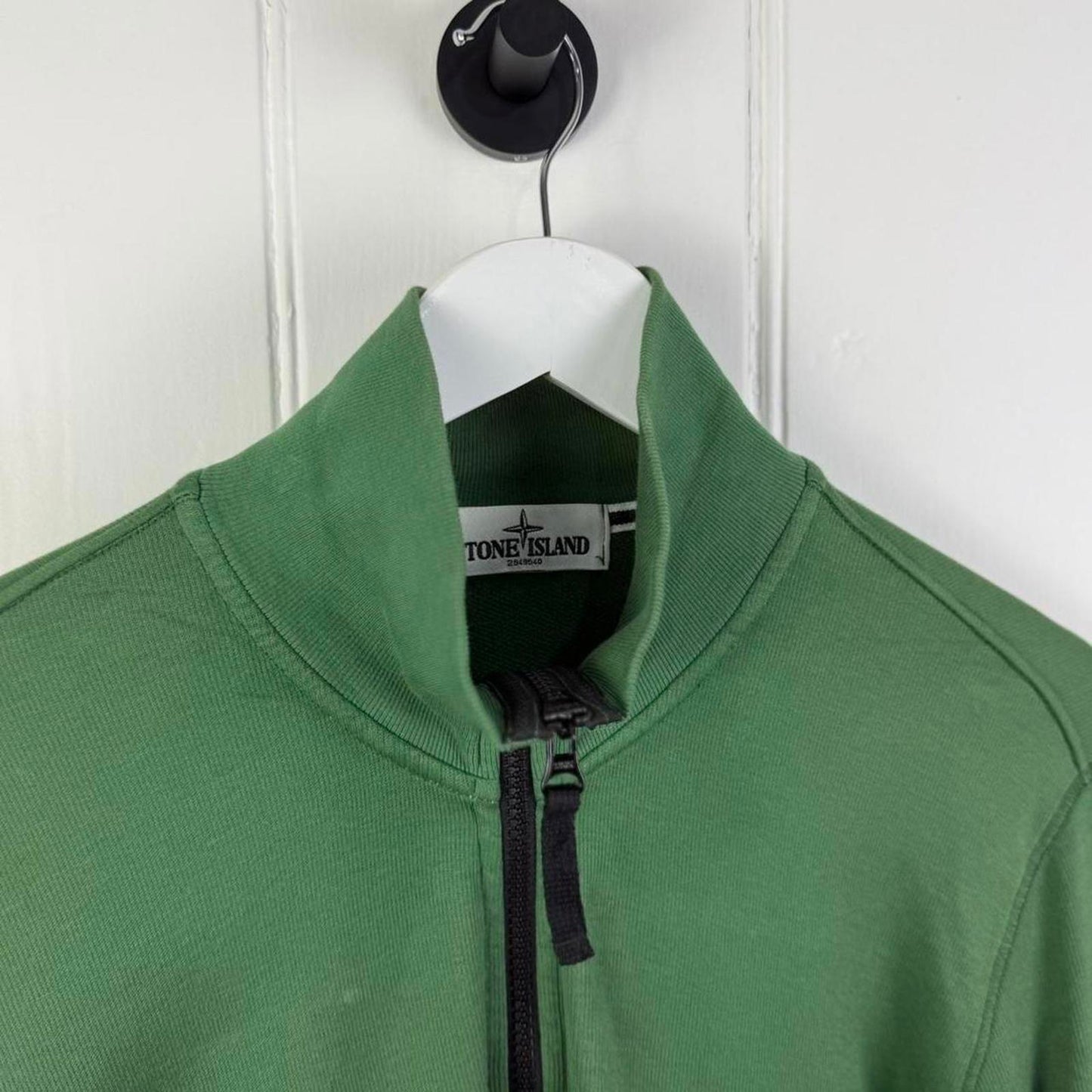 Stone Island Green Full Zip Sweatshirt (L)