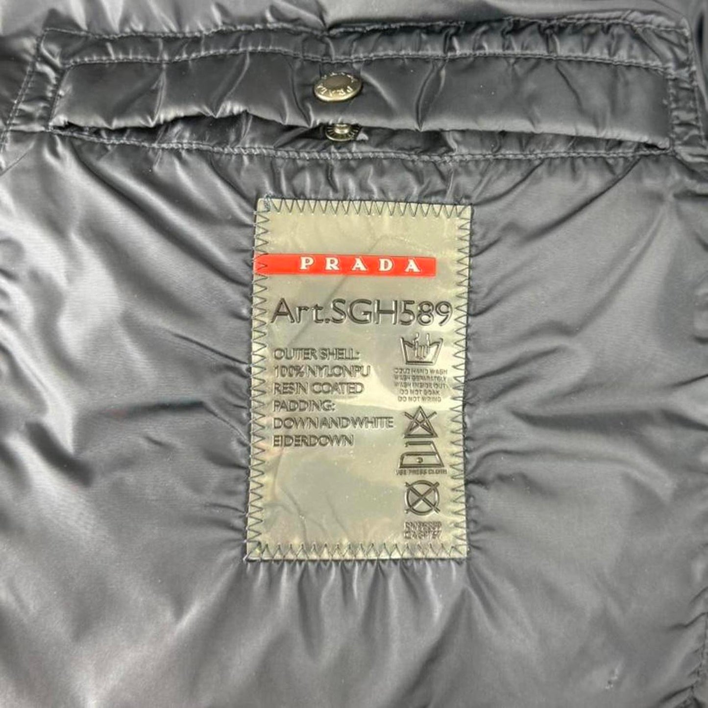 Prada Nylon Down Parka Navy (M/L)