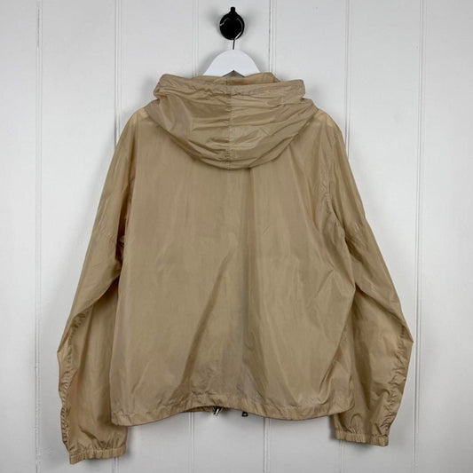 2000's Prada Sport Nylon Hooded Jacket Beige (XL)