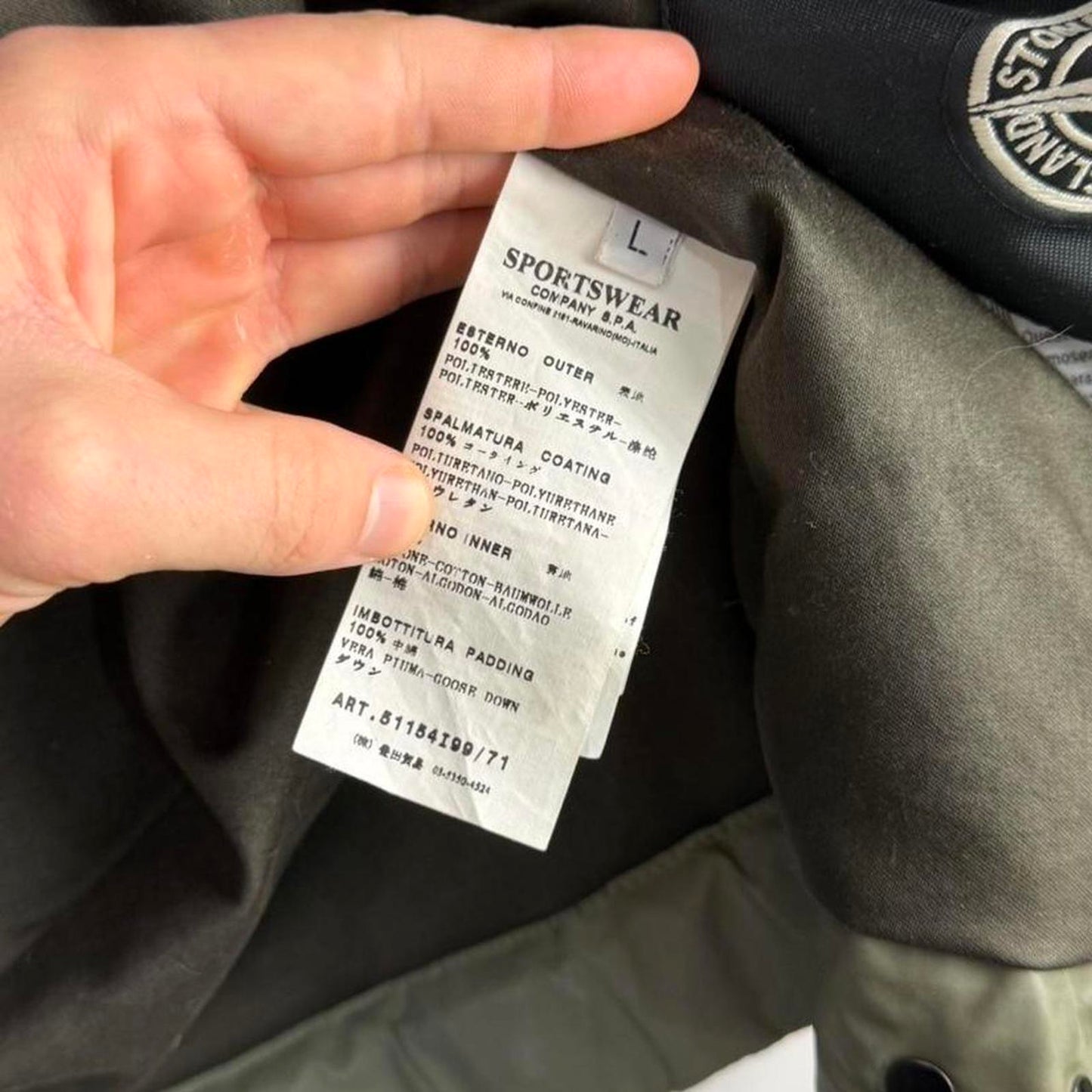 2010 Stone Island Ice Jacket (L)