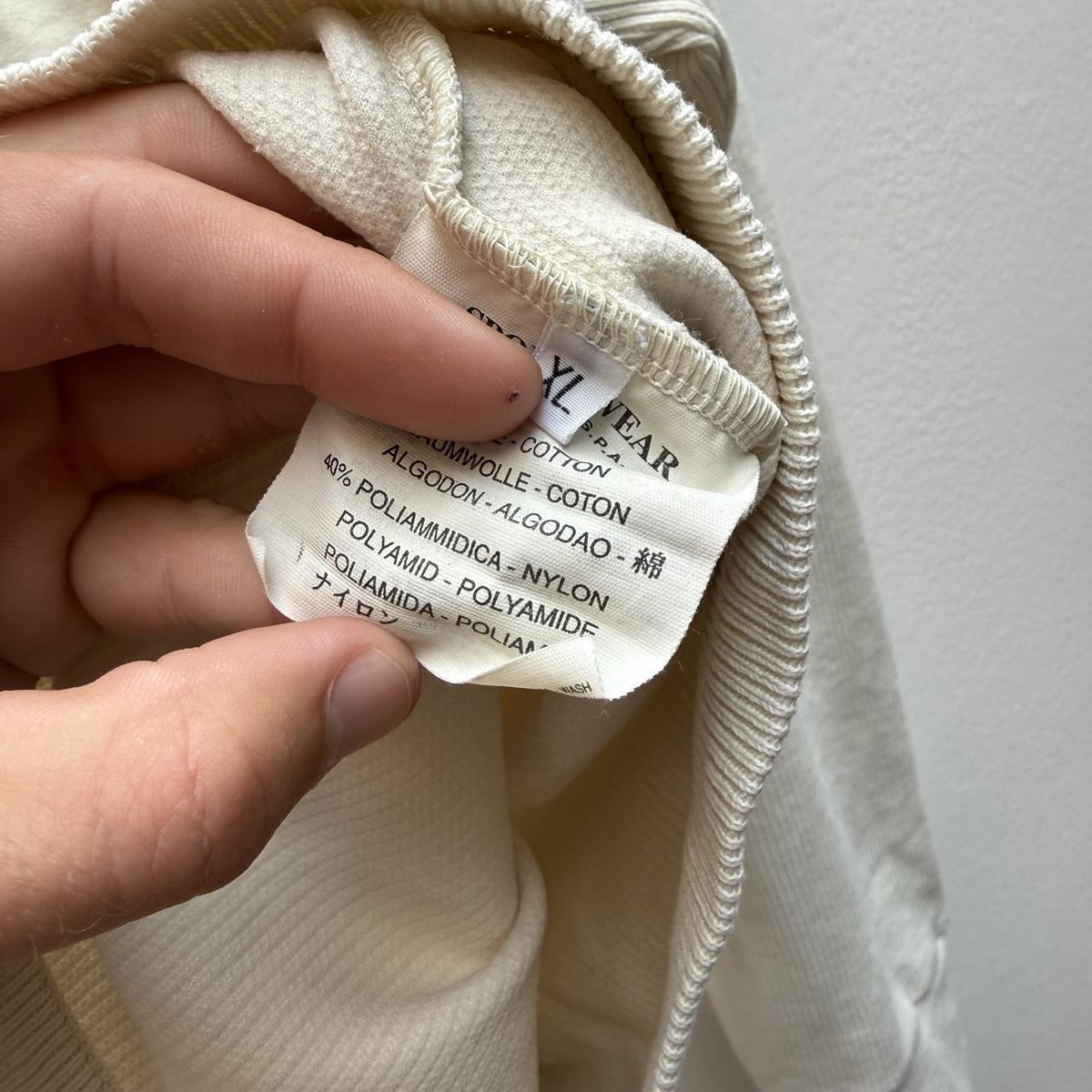 Early 00’s Stone Island Ribbed Zip Jumper (XL)