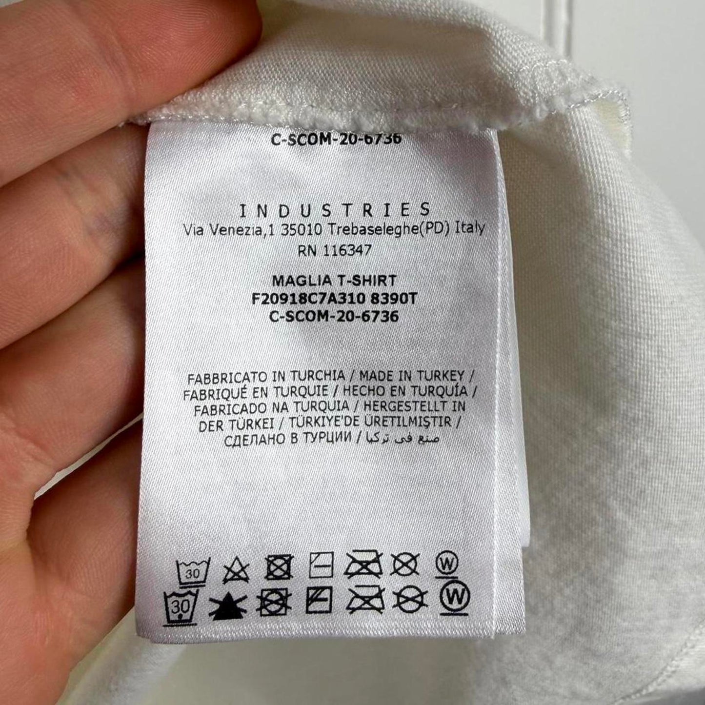 Moncler Logo T-Shirt – Off White (L)