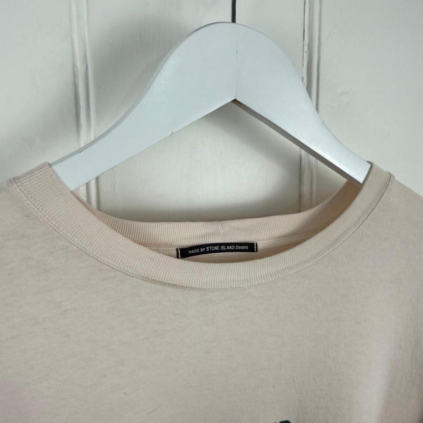 Stone Island Denims Logo T-Shirt Salmon (XL)