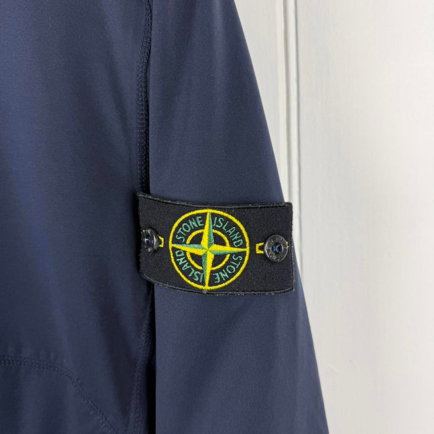 Stone Island Light Soft Shell Jacket Navy (M)