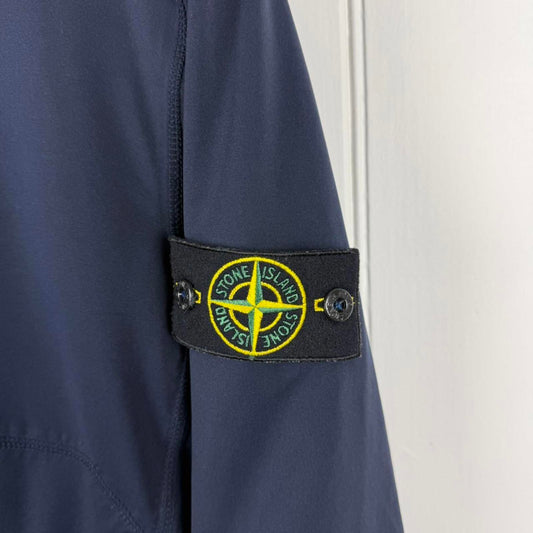 Stone Island Light Soft Shell Jacket Navy (M)