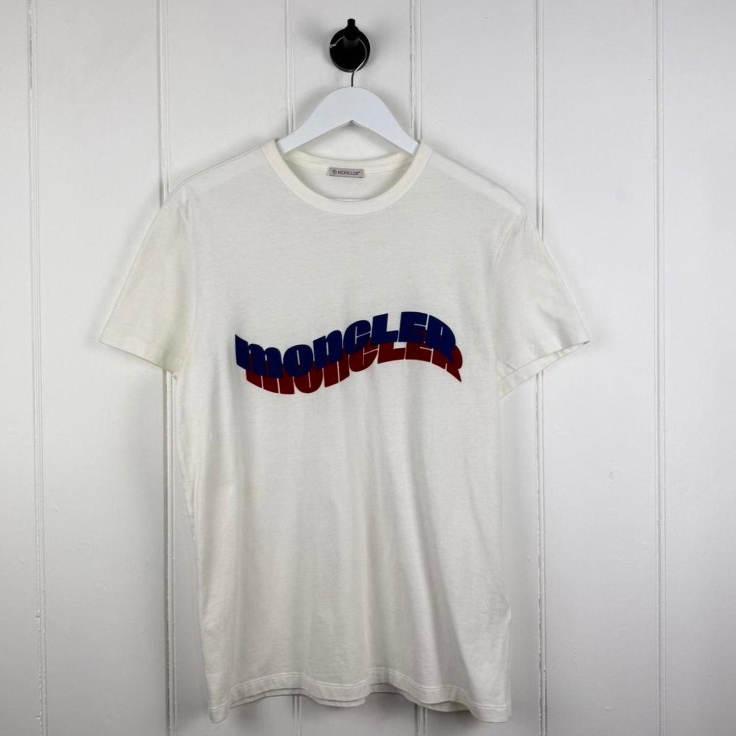 Moncler Logo T-Shirt – Off White (L)