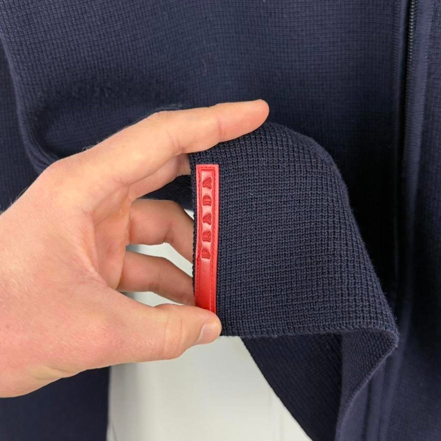 Prada Sport Structured Wool Knit Jacket (M)