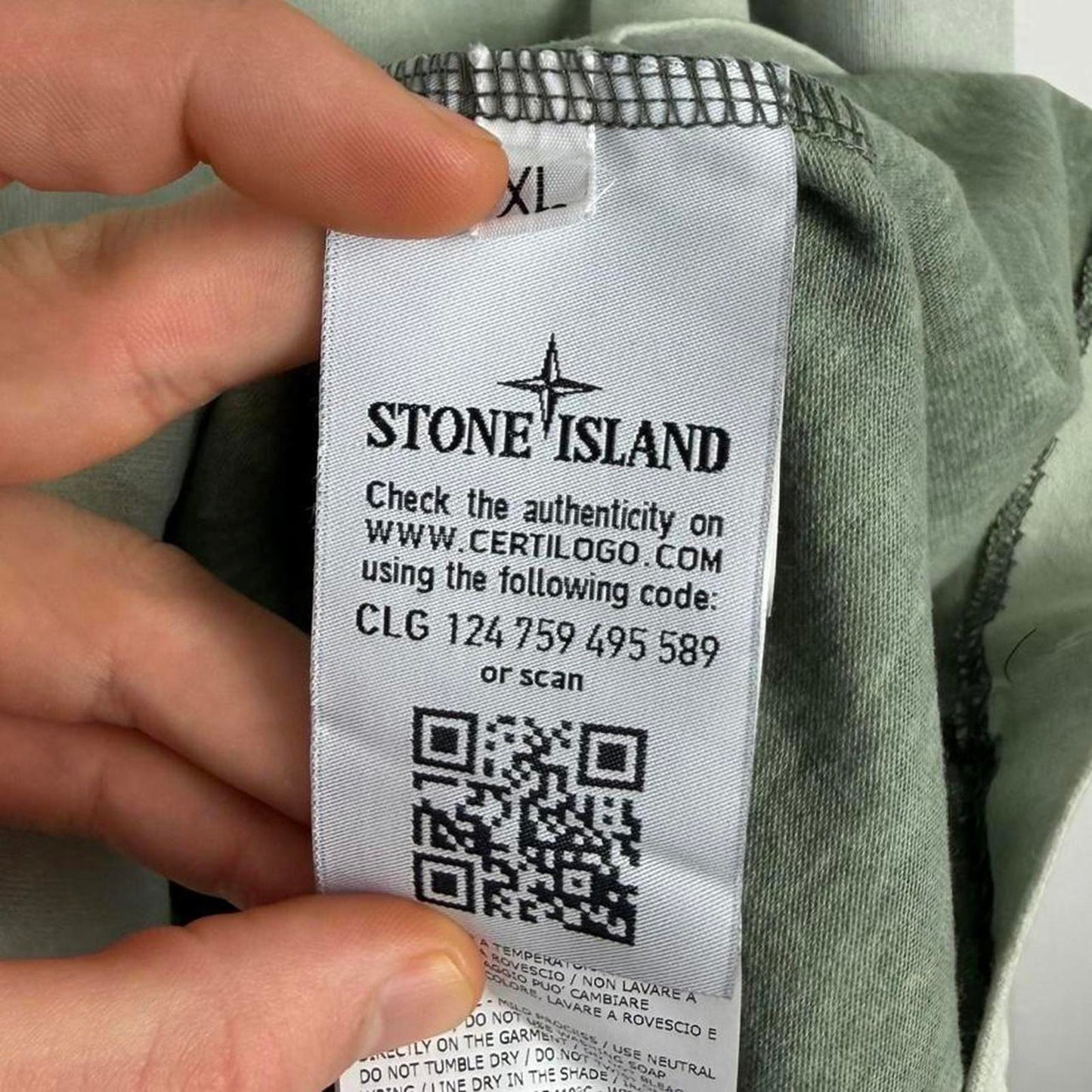 Stone Island Long Sleeve Logo T-Shirt (XL)
