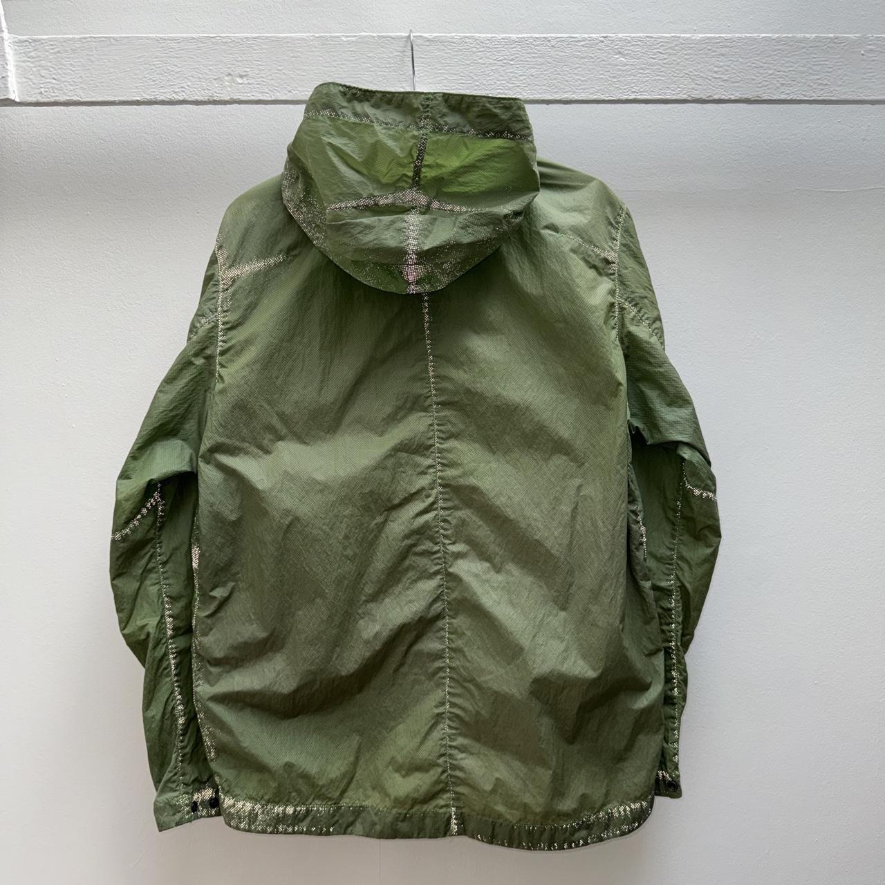 Stone Island Pixel Reflective Jacket Green (L)