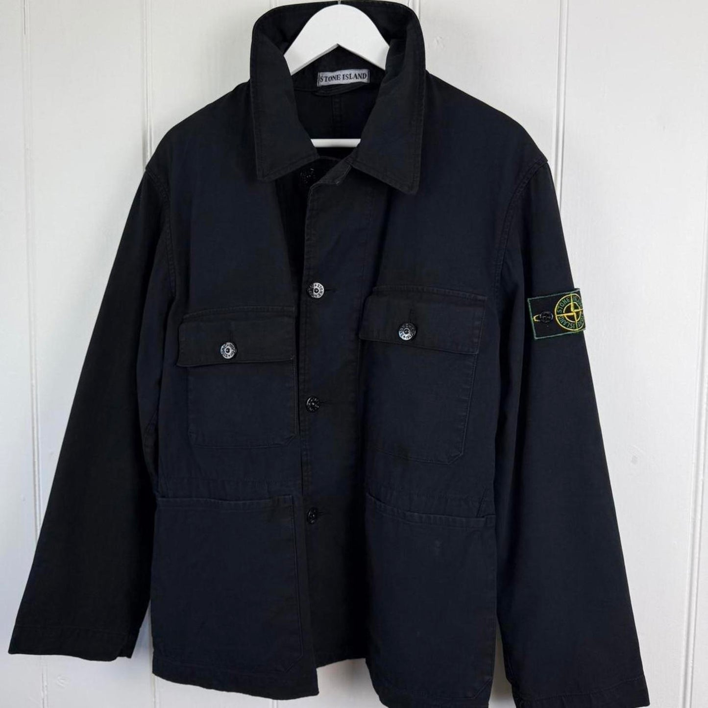 1999 Stone Island Chore Jacket Black (M)