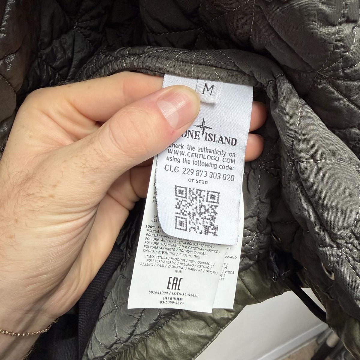 Stone Island Shadow Project Poly Hide Jacket (M)