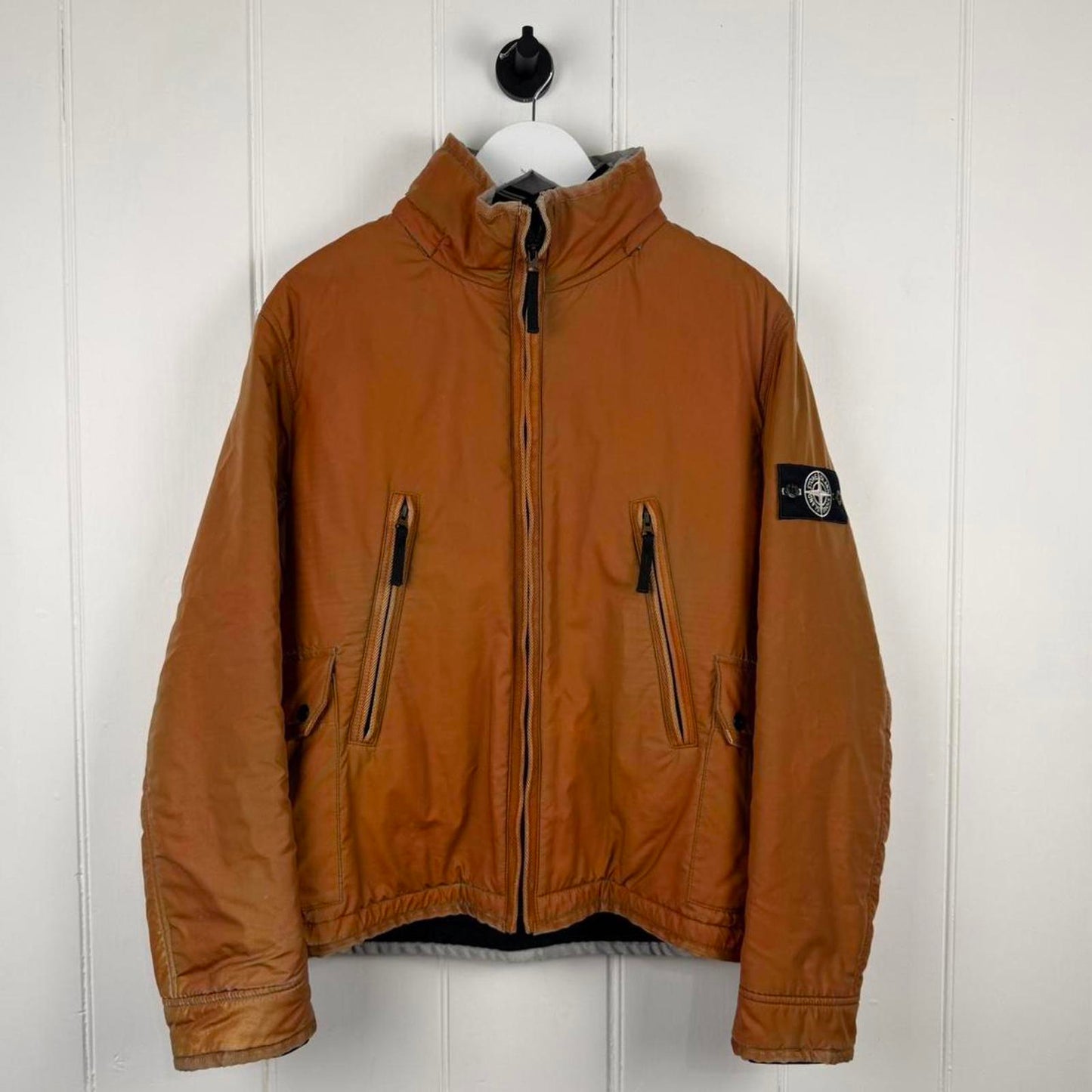 2012 Stone Island Liquid Reflective Jacket Bronze (L)