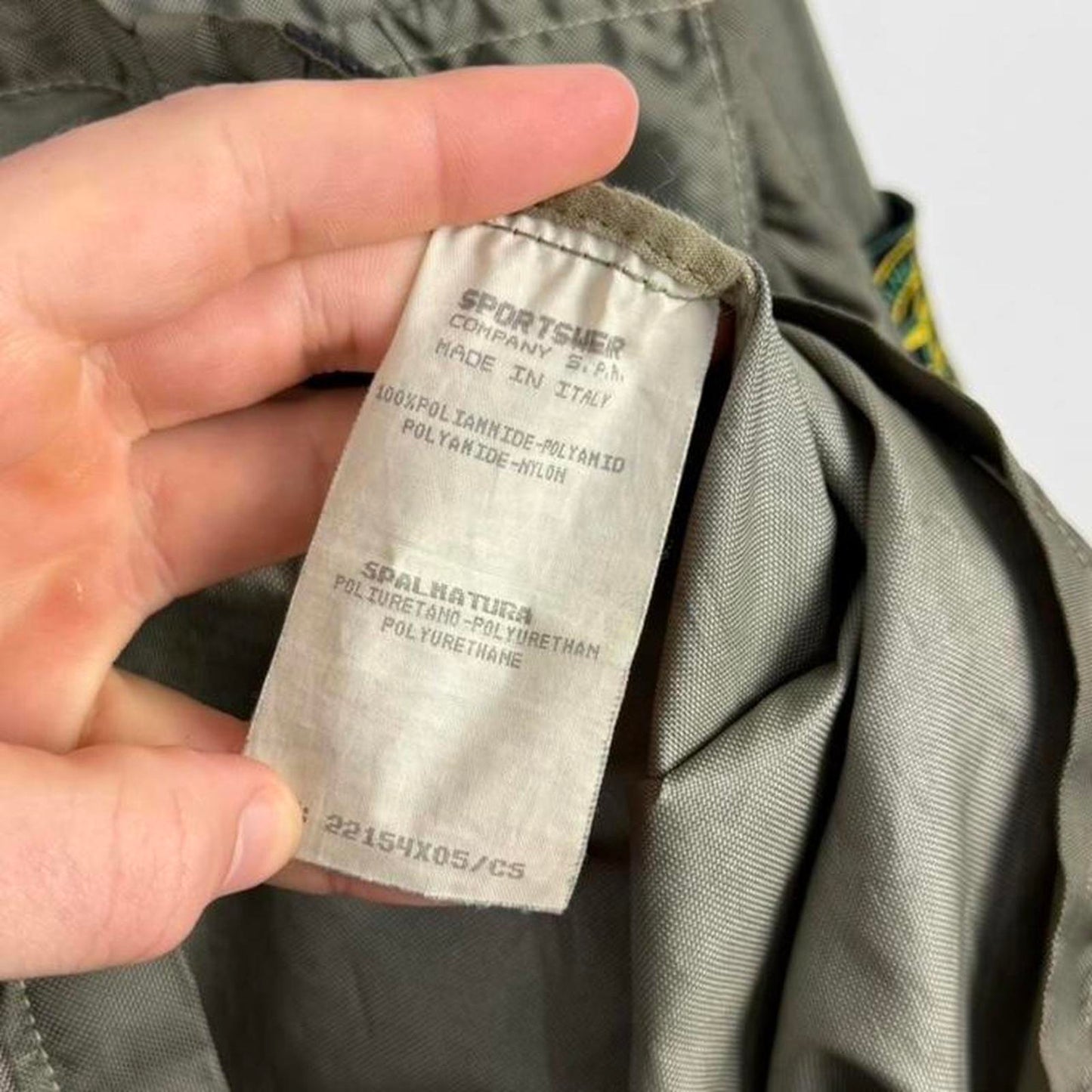 1995 Stone Island Formula Steel Multi-Pocket Jacket Olive (XL)