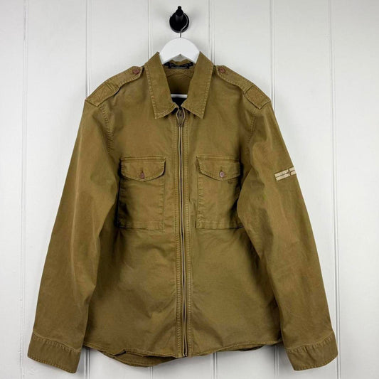 Stone Island Denims Military Zip Shirt (XL)