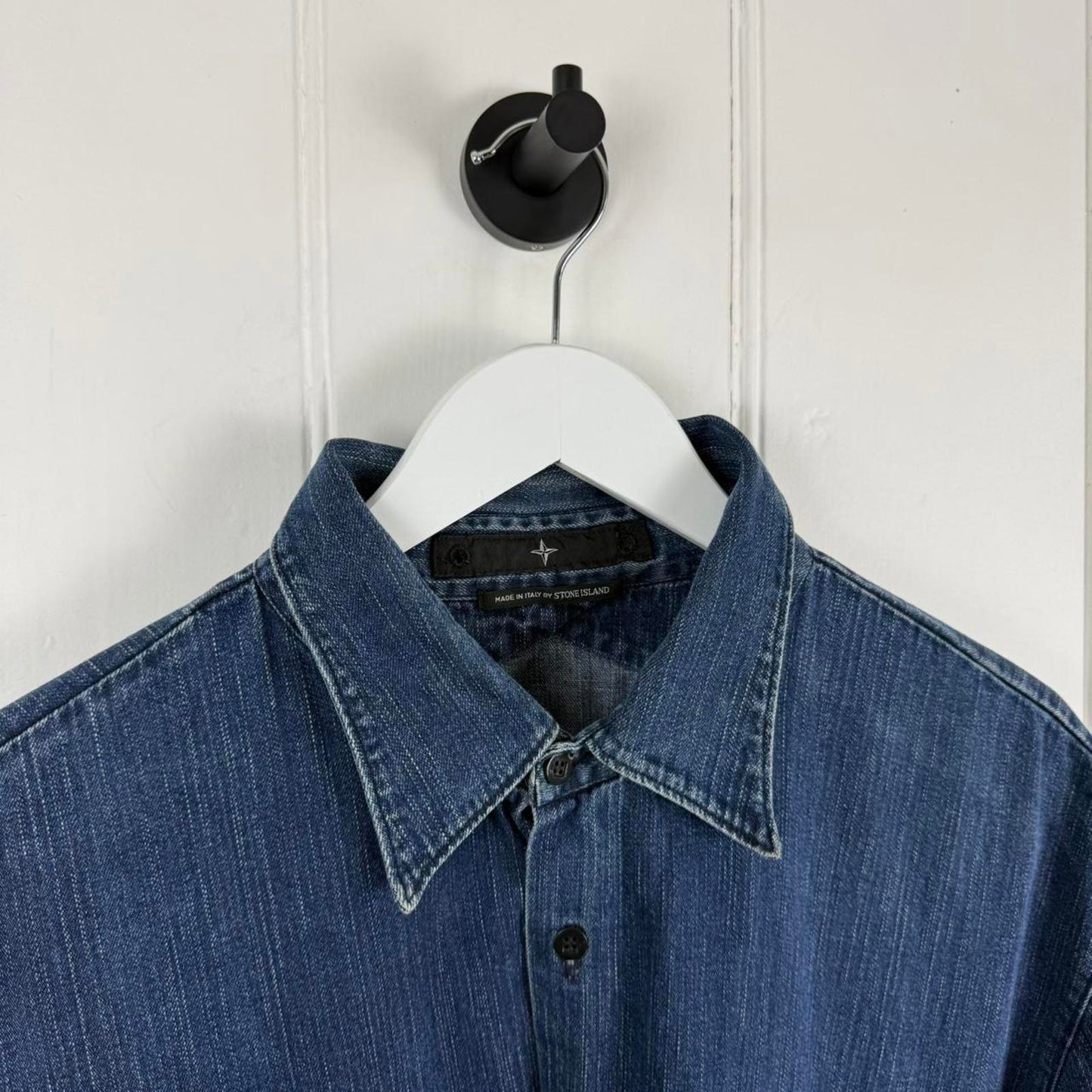 Stone Island Denim Shirt Indigo (XL)