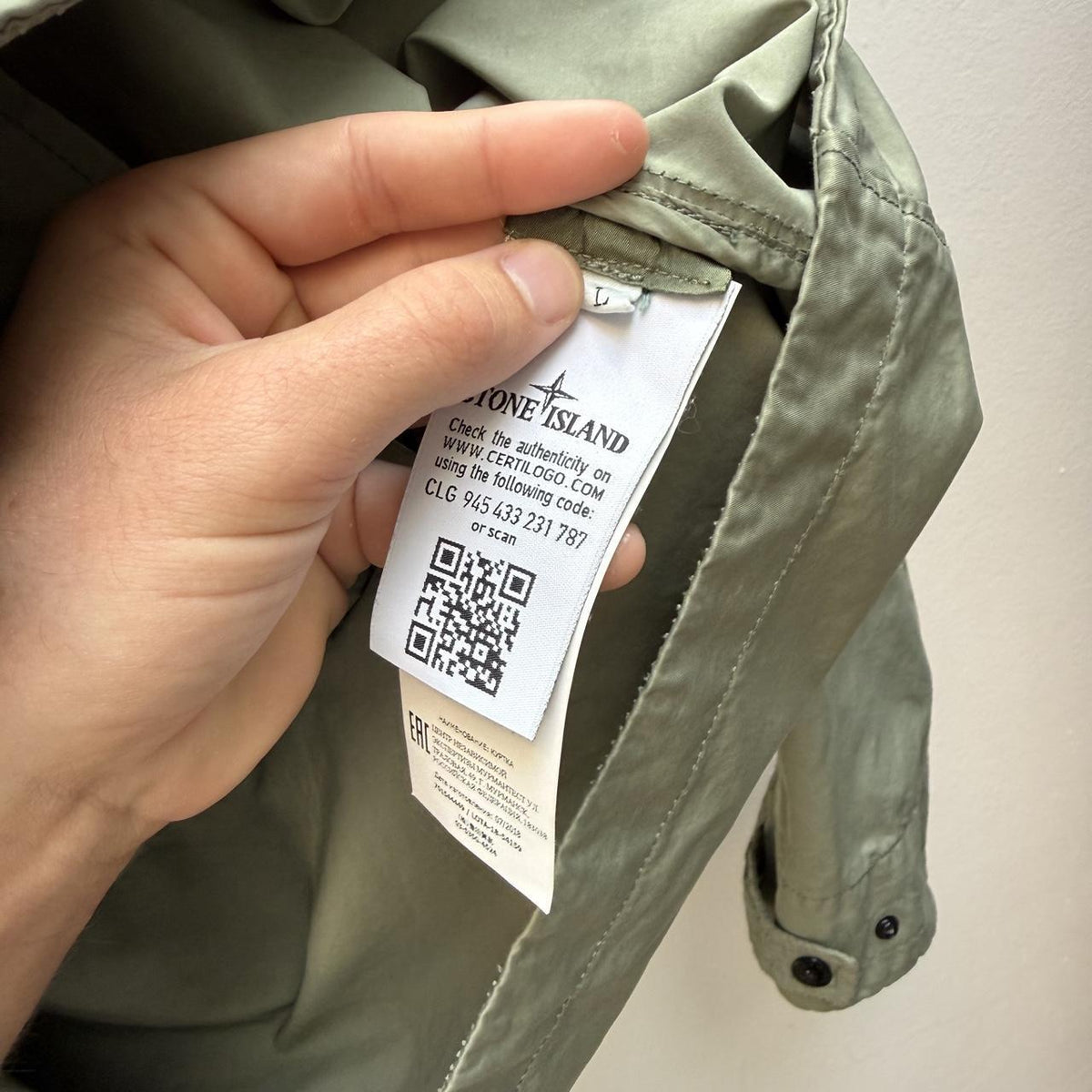 Stone Island David-TC Hooded Field Jacket (L)