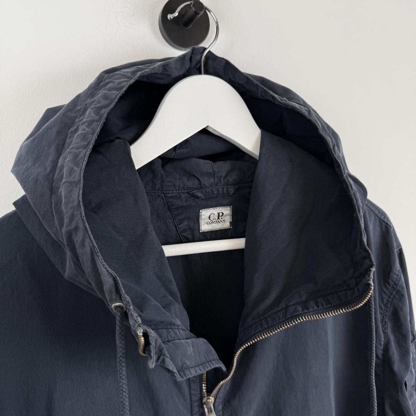 CP Company Large Lens Hooded Jacket Navy (L)