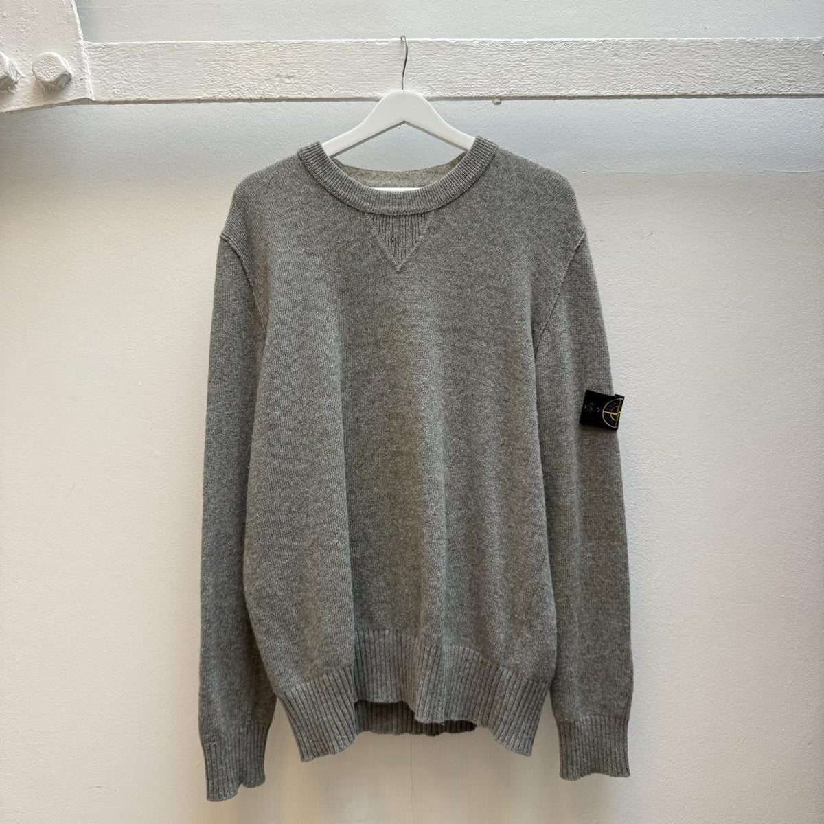 Stone Island Pre-Certilogo Wool Knit Jumper (XL)