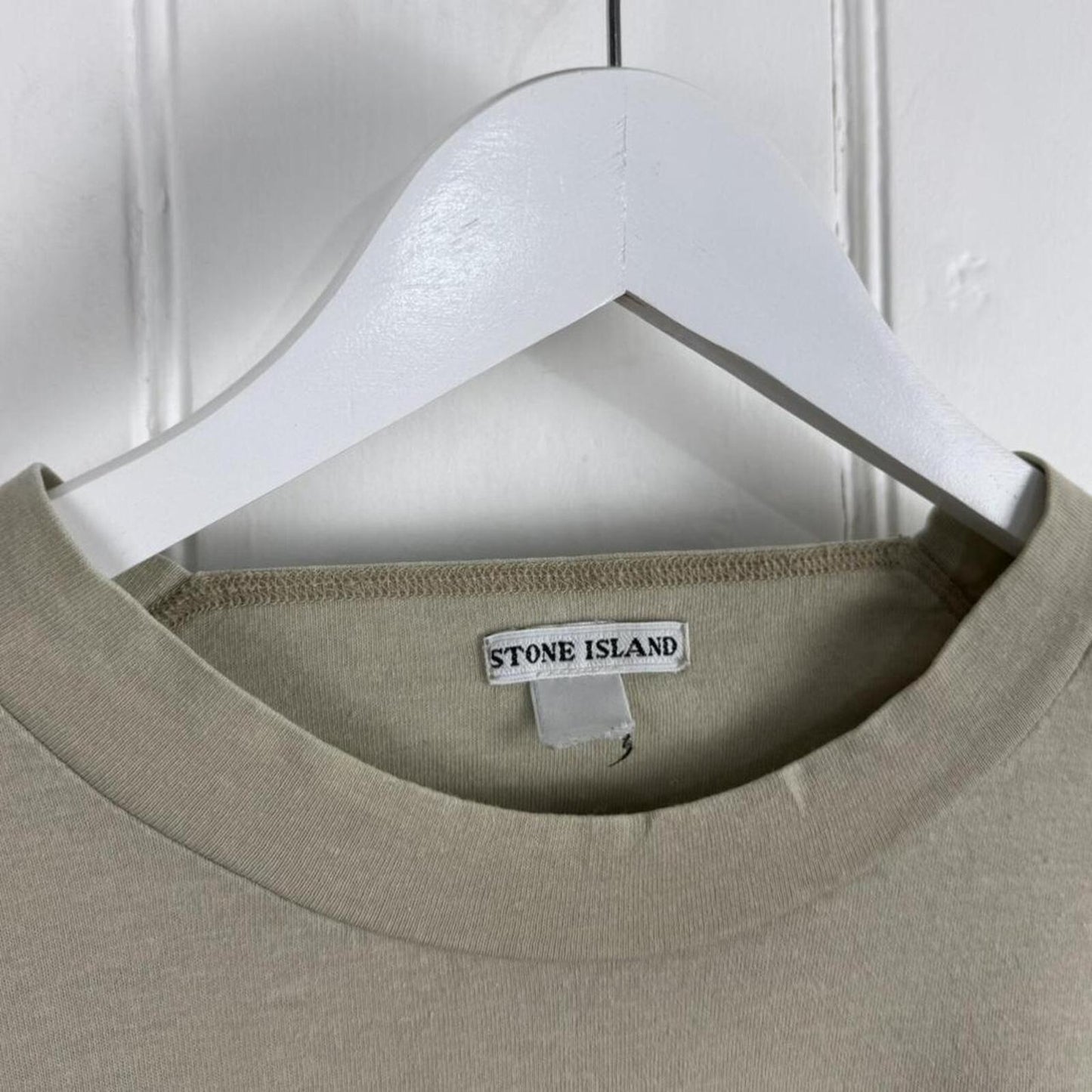 Stone Island Compass Logo T-Shirt Beige (L)