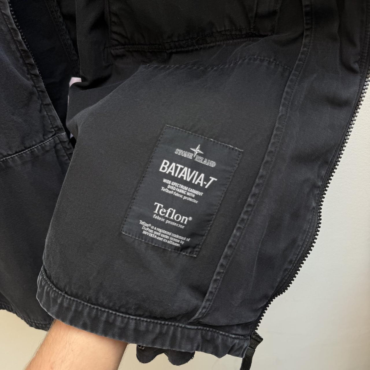 Stone Island Batavia-T Overshirt Jacket Black (L)