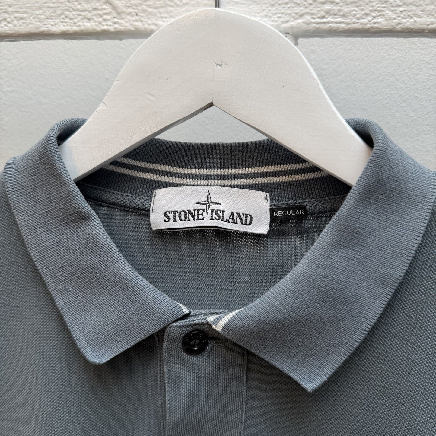 Stone Island Long Sleeve Polo Shirt (XL)