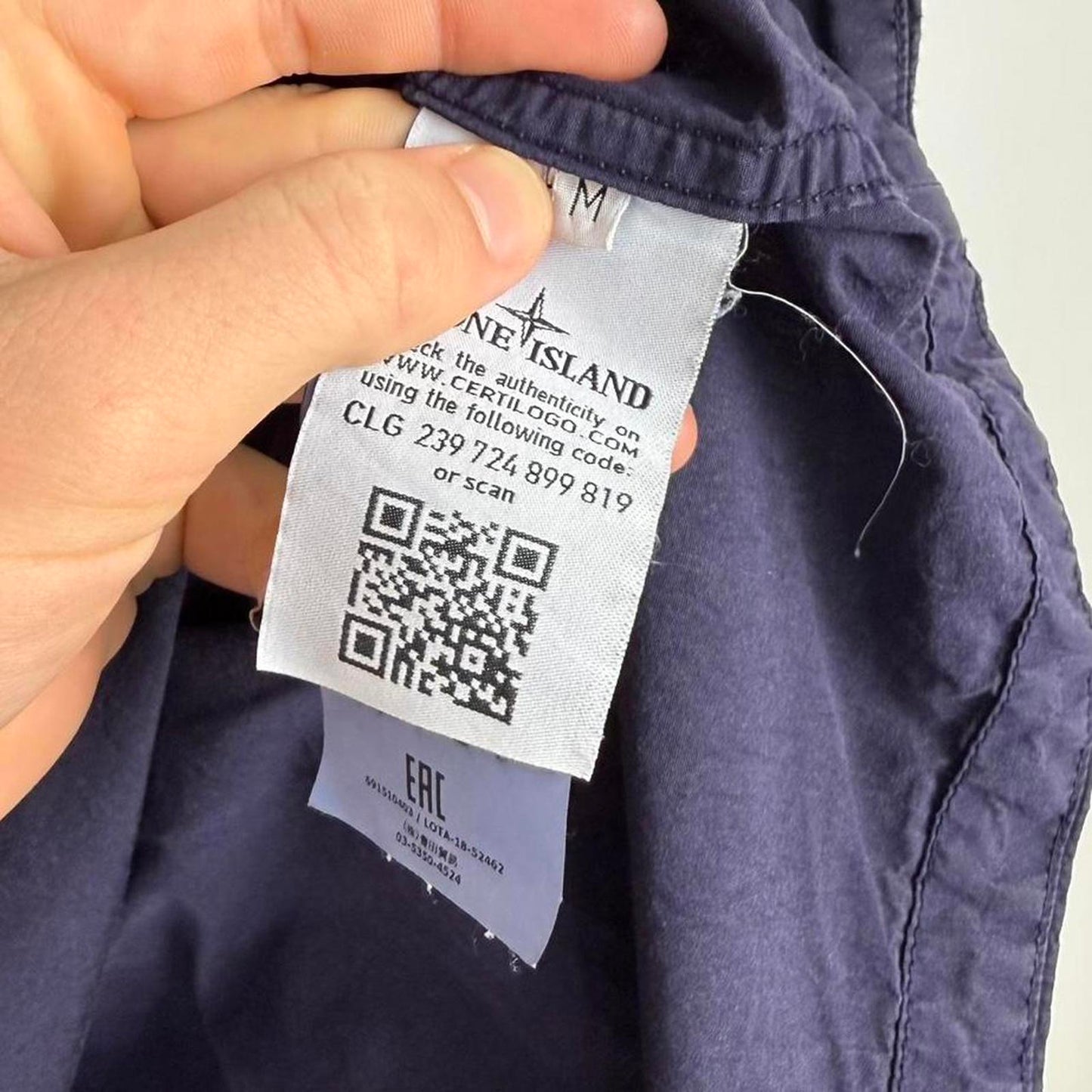 Stone Island Smock Pullover Canvas Jacket (M)