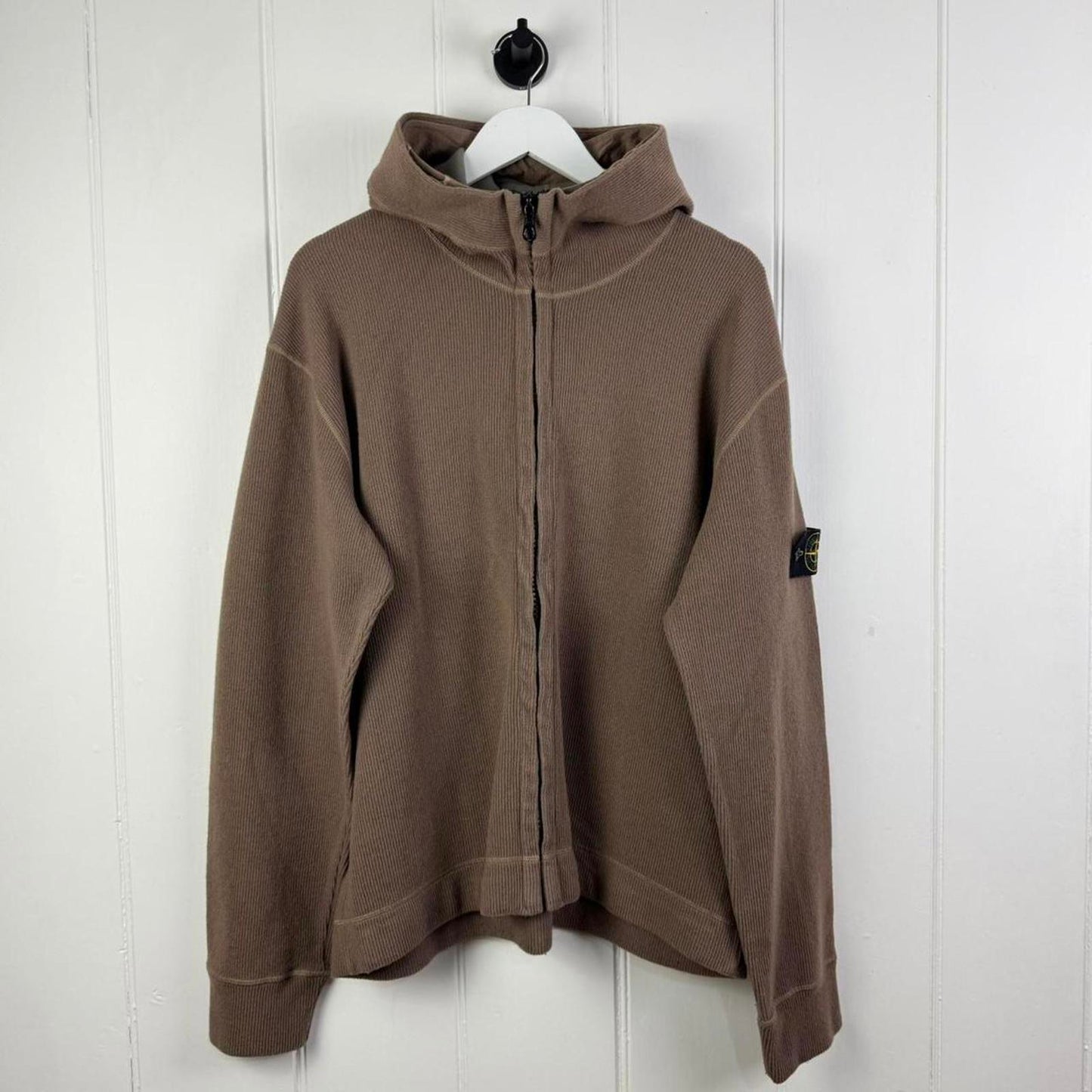 Stone Island Ribbed Knit Hoodie (XL)