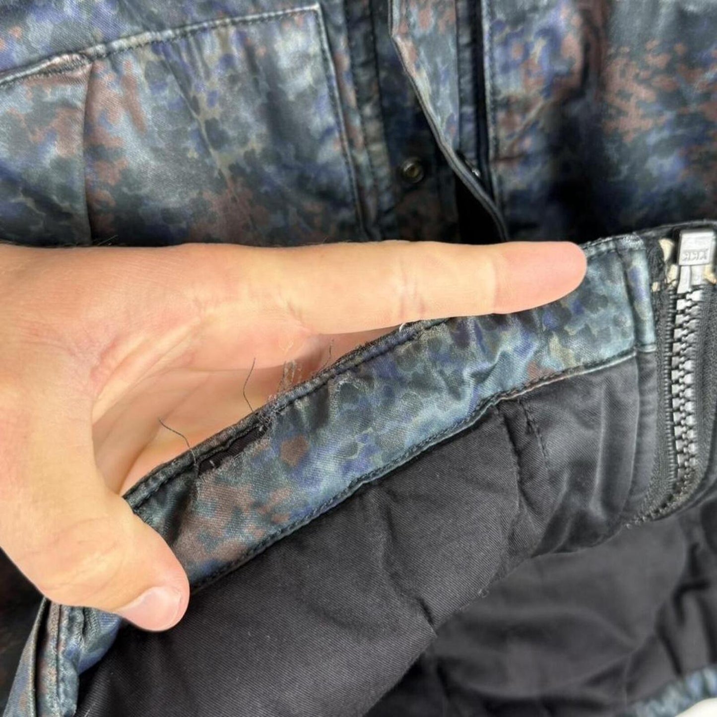 Stone Island Raso Gommato Camo Print OVD Jacket (L)