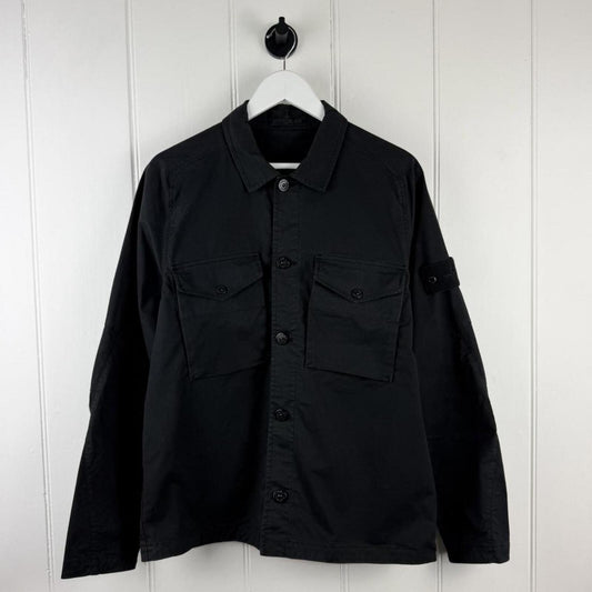 Stone Island Ghost Overshirt Black (M)