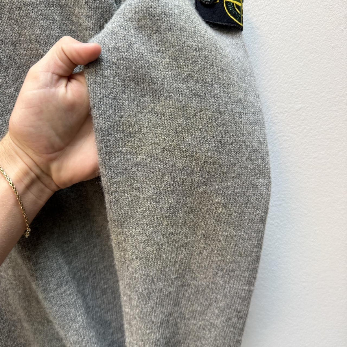 Stone Island Pre-Certilogo Wool Knit Jumper (XL)