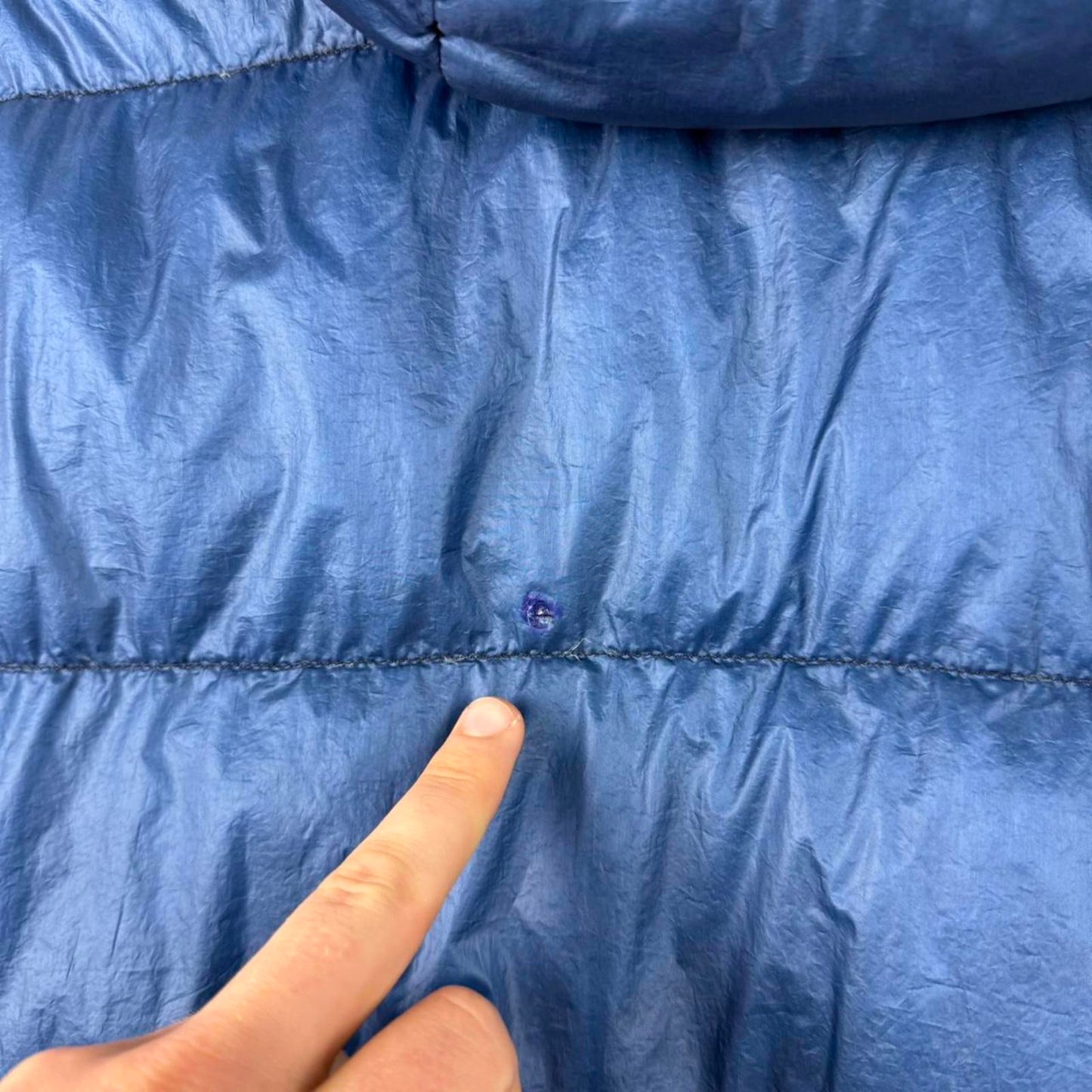 Stone Island Garment Dyed Down Jacket Blue (M)