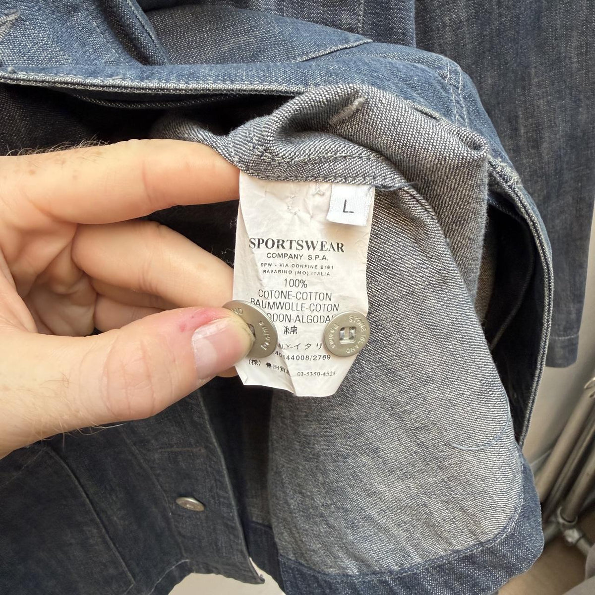 00’s Stone Island Denims Chore Jacket (L)