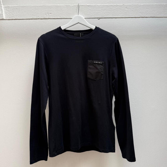 Prada Longsleeve T-shirt in Black (S)