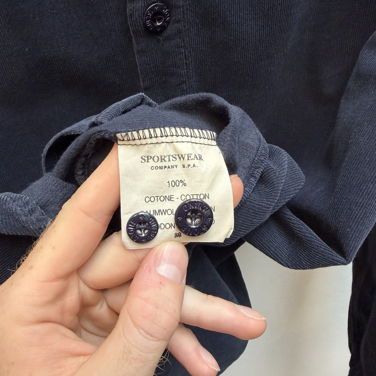 90’s Stone Island Corduroy Shirt (L)