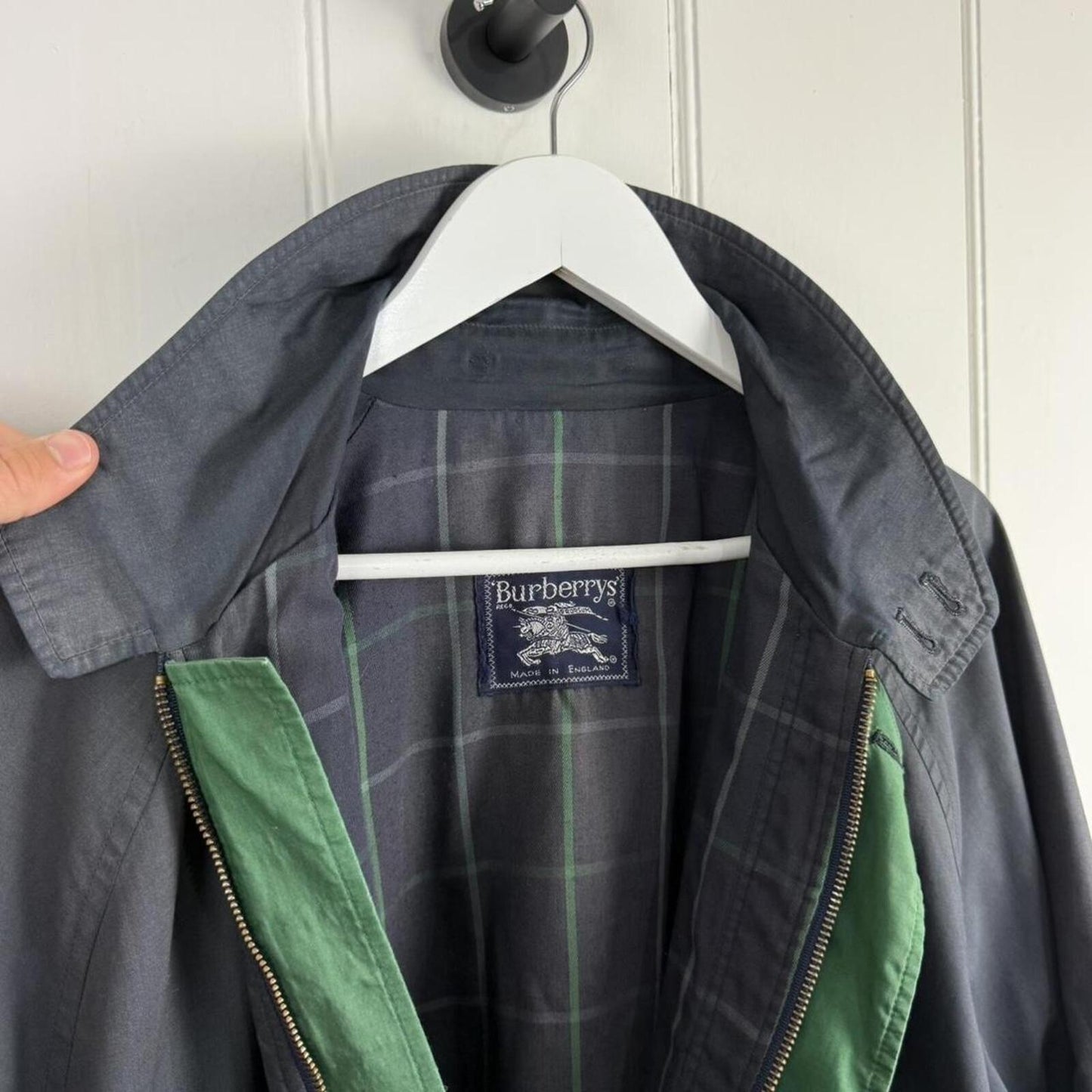 Burberrys Vintage Harrington Jacket Navy (XL)