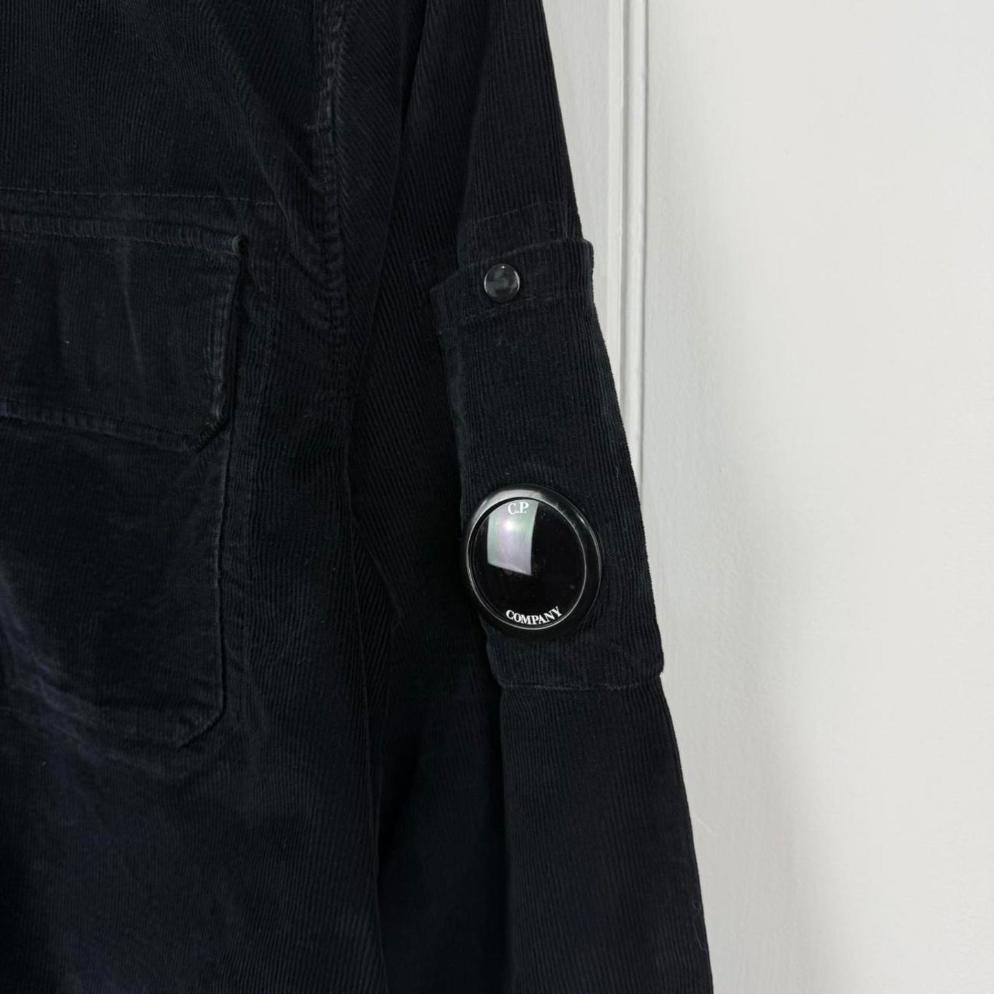 CP Company Corduroy Shirt in Black (M)