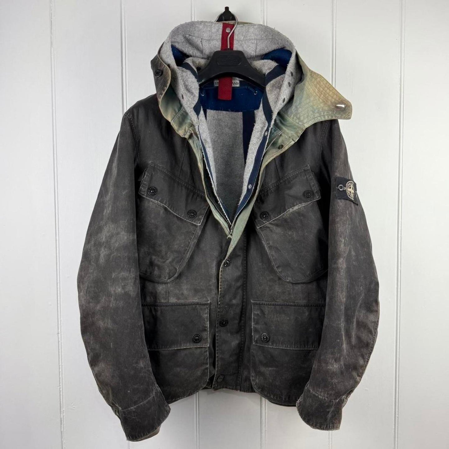 Stone Island “Graphite” Hand-Sprayed Jacket (L)